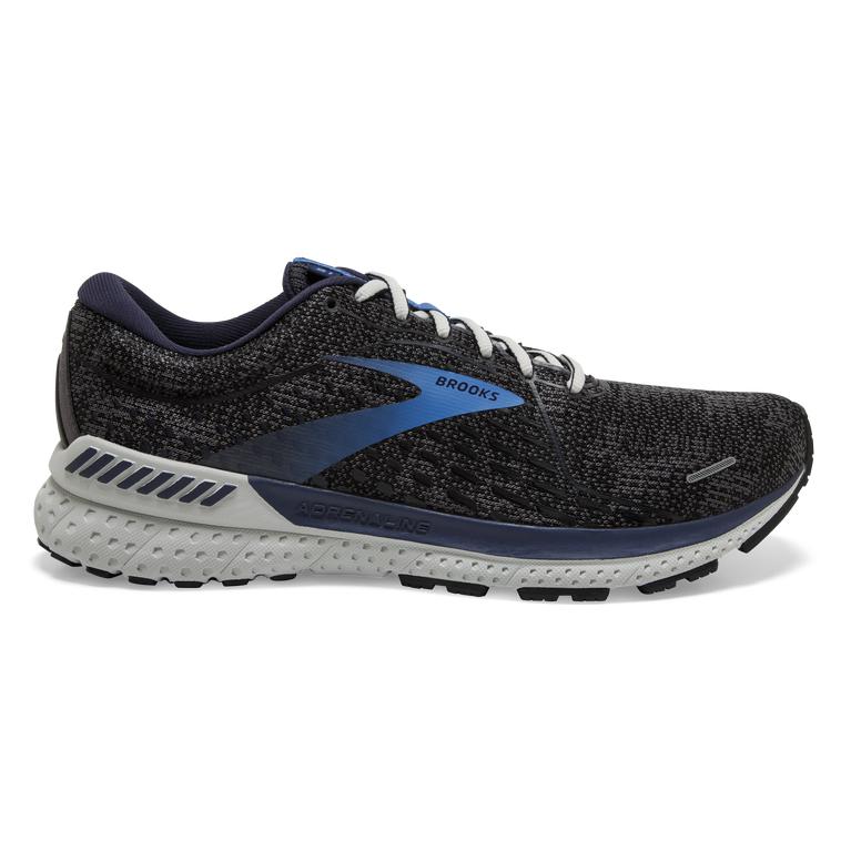 Brooks Adrenaline GTS 21 Road Running Shoes - Men's - Peacoat/Black/Blue (52864-YDBM)